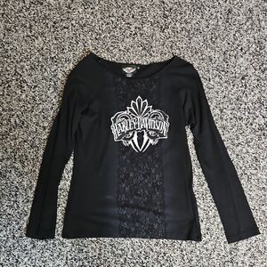 Harley-Davidson Black Long Sleeve Tee